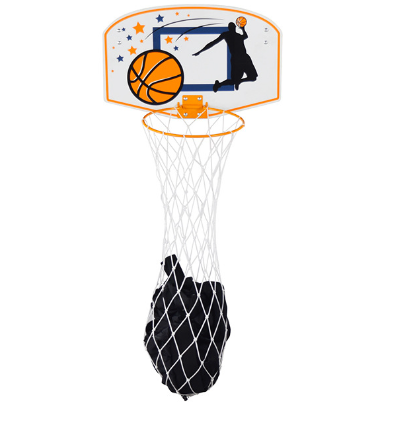 Hanging Basketball Laundry Basket